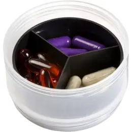 Altitude Powerhouse Plastic Protein Shaker Close Up Pills